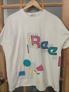 Vintage Reebok 80’s past shapes T Shirt XL